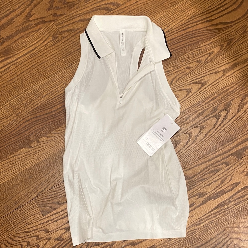 Athleta White Sleeveless Top